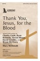 Thank You, Jesus, for the Blood SATB choral sheet music cover